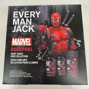 Every Man Jack x Marvel Deadpool Hawt Sauce Body Collection